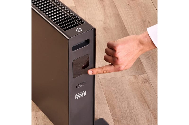 Konvektorelement Black+Decker Digital 2000W Svart - Svart - Hus & oppussing - Klimakontroll - Oppvarming