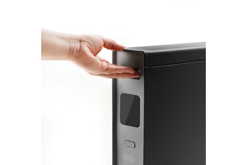 Konvektorelement Black+Decker Digital 2000W Svart - Svart - Hus & oppussing - Klimakontroll - Oppvarming