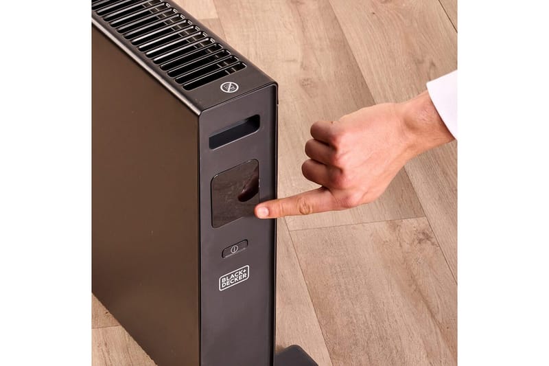 Konvektorelement Black+Decker Digital 2000W Svart - Svart - Hus & oppussing - Klimakontroll - Oppvarming