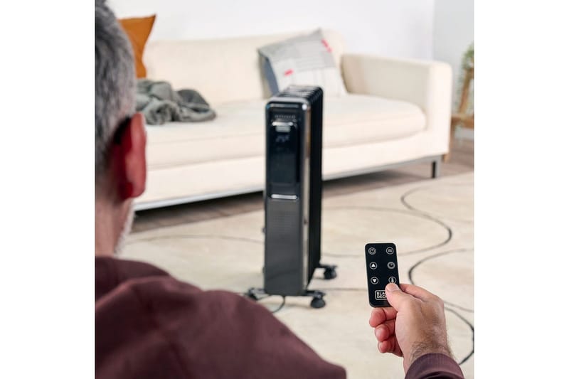 Oljeelement Black+Decker Digital Svart - Svart - Hus & oppussing - Klimakontroll - Oppvarming