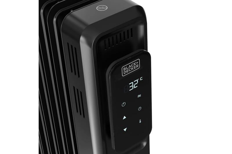 Oljeelement Black+Decker Digital Svart - Svart - Hus & oppussing - Klimakontroll - Oppvarming