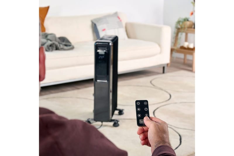 Oljeelement Black+Decker Digital Svart - Svart - Hus & oppussing - Klimakontroll - Oppvarming