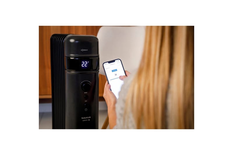 Oljeelement Taurus Agadir Connect - Svart - Hus & oppussing - Klimakontroll - Oppvarming