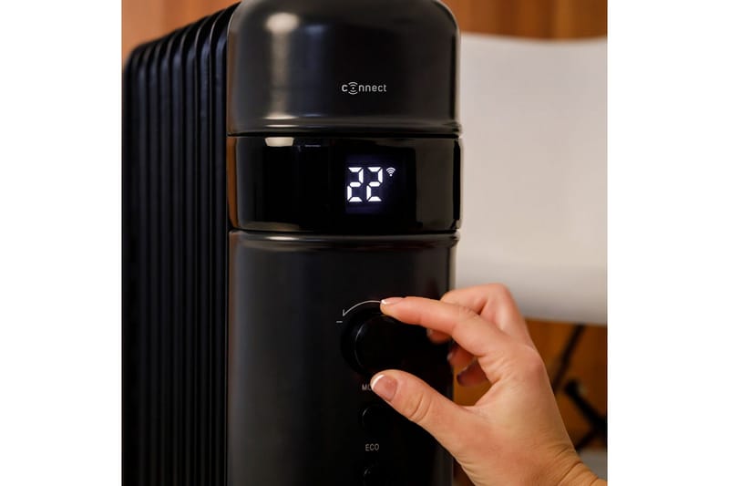 Oljeelement Taurus Agadir Connect - Svart - Hus & oppussing - Klimakontroll - Oppvarming