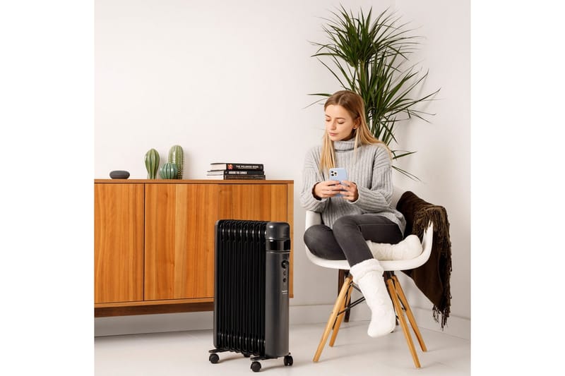 Oljeelement Taurus Agadir Connect - Svart - Hus & oppussing - Klimakontroll - Oppvarming