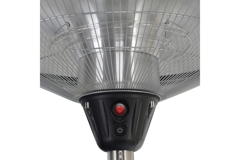 Terrassevarmer med fjernkontroll 2100W Sølv - Lyfco - Infravarmer - Terrassevarmer - Verandavarmer & utevarmer