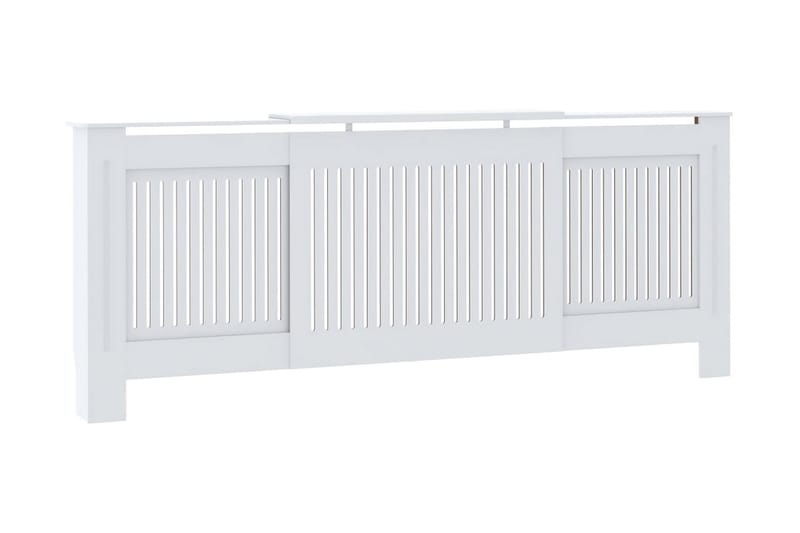 MDF Radiatordeksel 205 cm hvit - Hvit - Hus & oppussing - Klimakontroll - Oppvarming