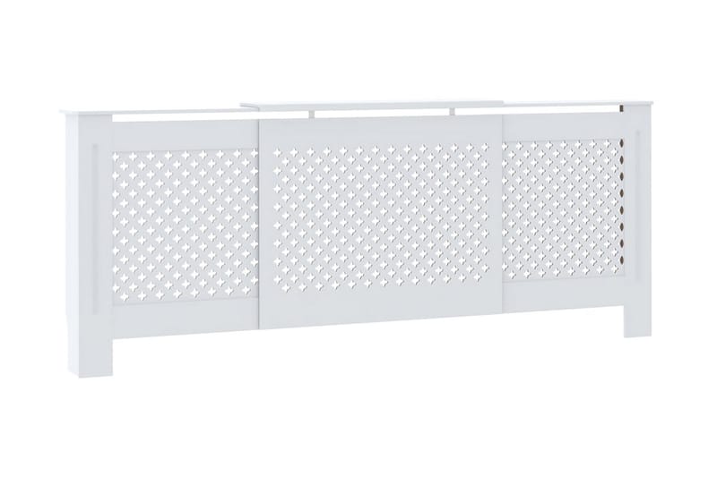 MDF Radiatordeksel 205 cm hvit - Hvit - Hus & oppussing - Klimakontroll - Oppvarming