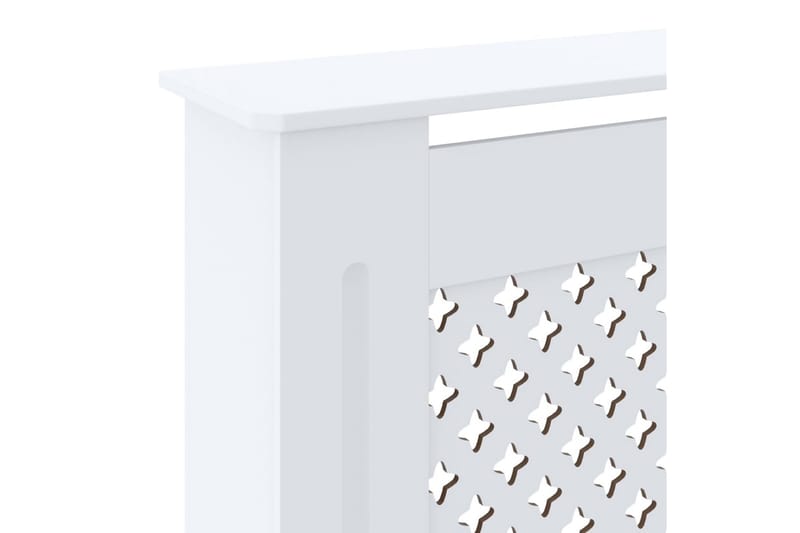 MDF Radiatordeksel 205 cm hvit - Hvit - Hus & oppussing - Klimakontroll - Oppvarming