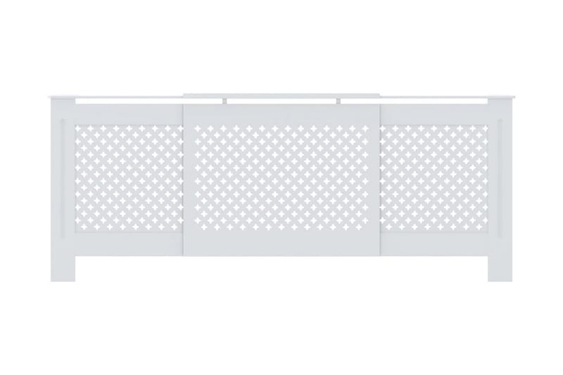MDF Radiatordeksel 205 cm hvit - Hvit - Hus & oppussing - Klimakontroll - Oppvarming