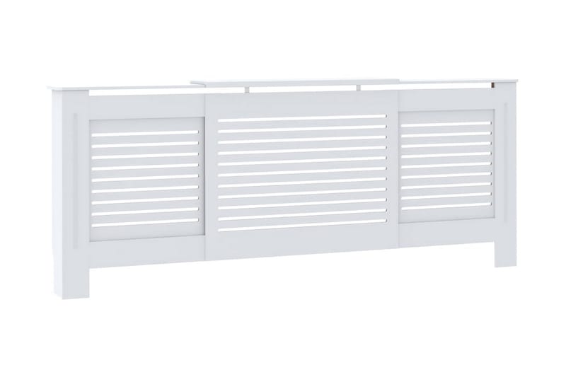 MDF Radiatordeksel 205 cm hvit - Hvit - Hus & oppussing - Klimakontroll - Oppvarming