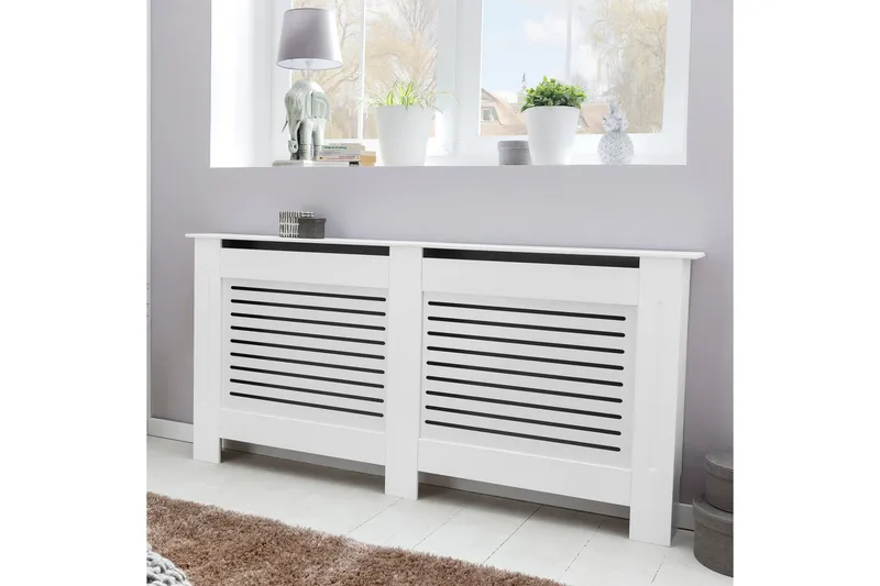 Moening Radiator Benk 78x19 cm - Hvit - Hus & oppussing - Klimakontroll - Oppvarming