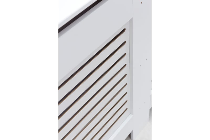 Moraine Radiator Benk 112x19 cm - Hvit - Radiatorskjuler