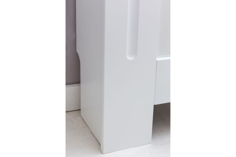 Moraine Radiator Benk 112x19 cm - Hvit - Radiatorskjuler