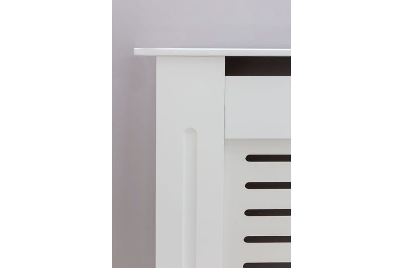 Moraine Radiator Benk 112x19 cm - Hvit - Radiatorskjuler