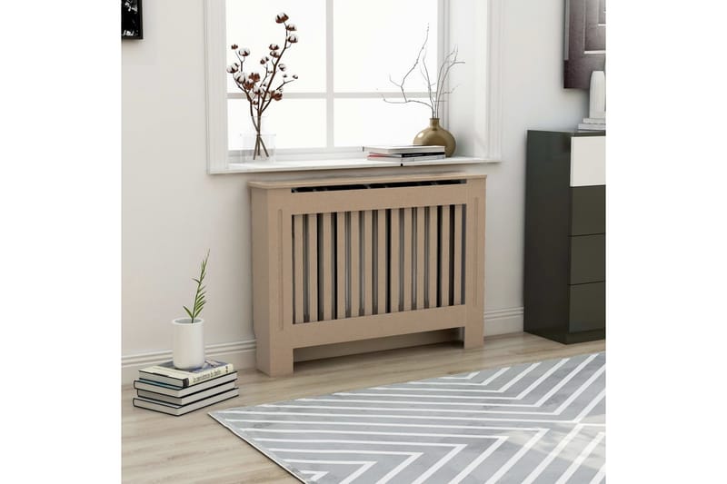 Radiatordeksel 112x19x81 cm MDF - Hus & oppussing - Klimakontroll - Oppvarming