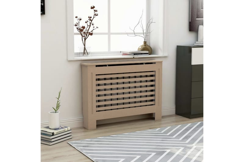Radiatordeksel 112x19x81 cm MDF - Hus & oppussing - Klimakontroll - Oppvarming