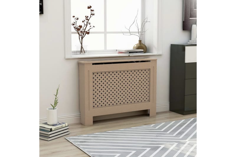 Radiatordeksel 112x19x81 cm MDF - Hus & oppussing - Klimakontroll - Oppvarming