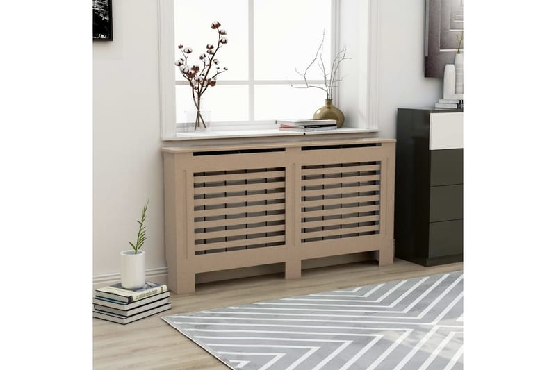 Radiatordeksel 152x19x81 cm MDF - Hus & oppussing - Klimakontroll - Oppvarming