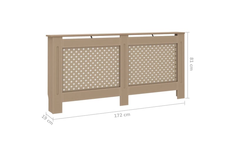Radiatordeksel 172x19x81 cm MDF - Hus & oppussing - Klimakontroll - Oppvarming