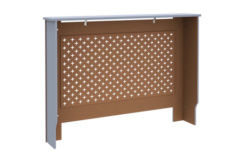 Radiatordeksel antrasitt 112x19x81 cm MDF - Hus & oppussing - Klimakontroll - Oppvarming