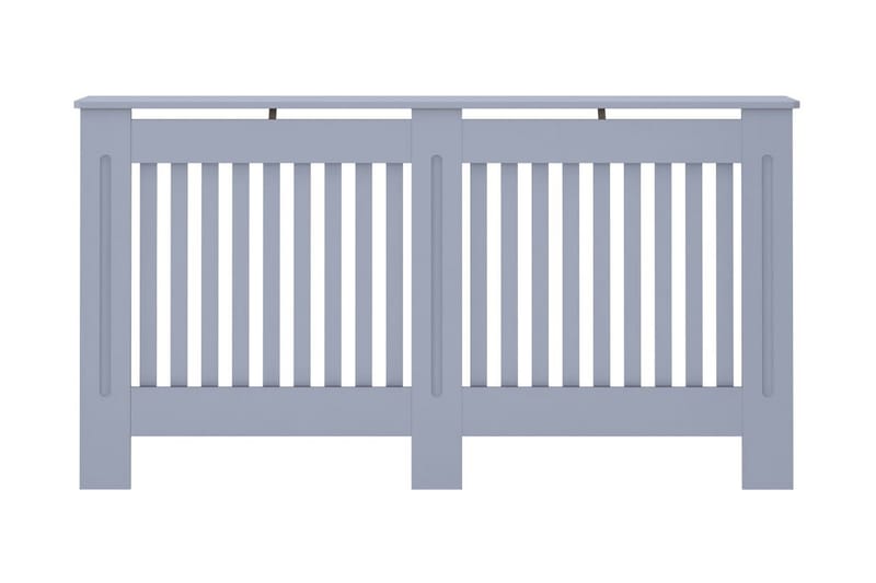 Radiatordeksel antrasitt 152x19x81 cm MDF - Hus & oppussing - Klimakontroll - Oppvarming