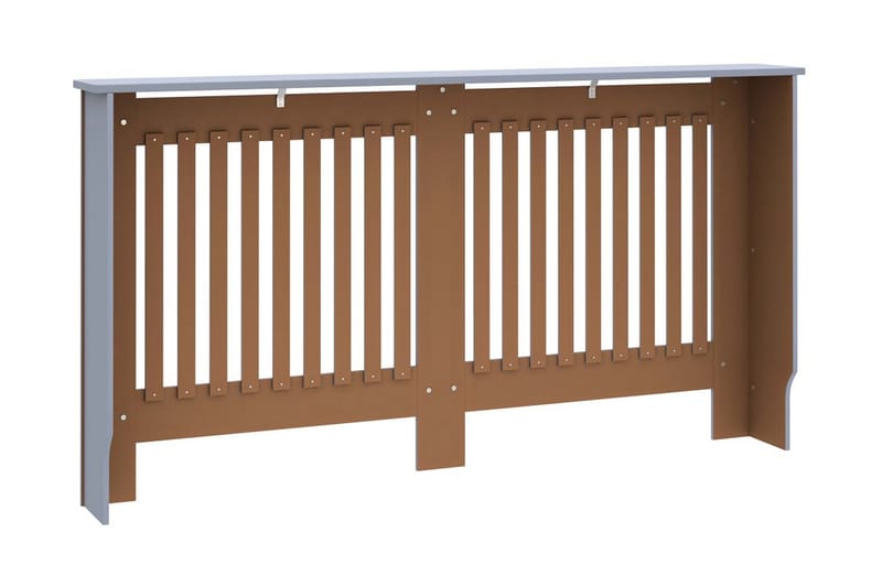 Radiatordeksel antrasitt 152x19x81 cm MDF - Hus & oppussing - Klimakontroll - Oppvarming
