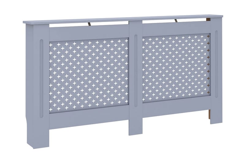 Radiatordeksel antrasitt 152x19x81 cm MDF - Hus & oppussing - Klimakontroll - Oppvarming