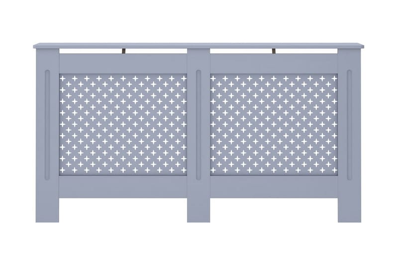 Radiatordeksel antrasitt 152x19x81 cm MDF - Hus & oppussing - Klimakontroll - Oppvarming