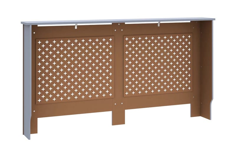 Radiatordeksel antrasitt 152x19x81 cm MDF - Hus & oppussing - Klimakontroll - Oppvarming