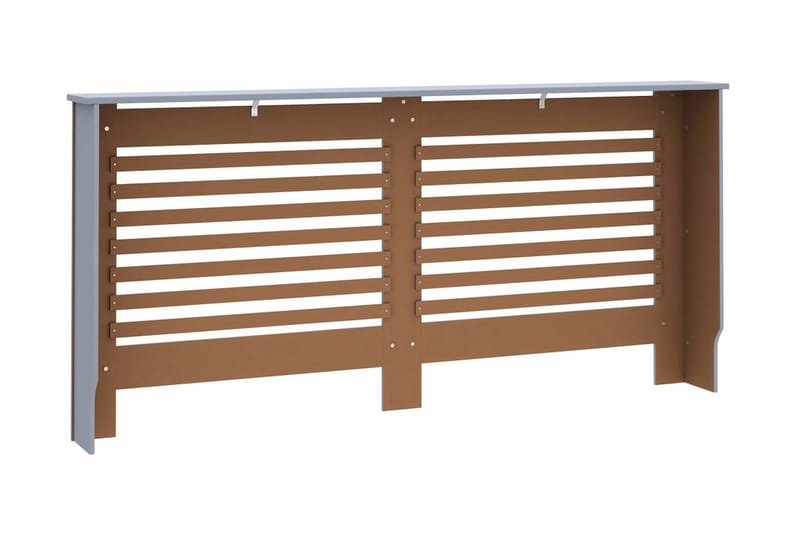 Radiatordeksel antrasitt 172x19x81 cm MDF - Radiatorskjuler