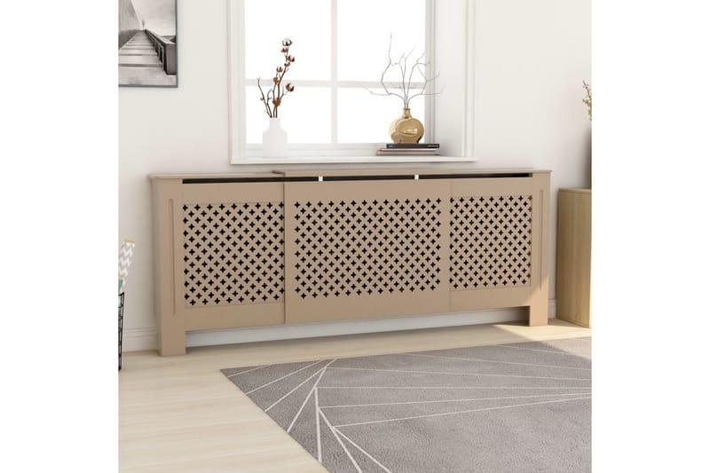 Radiatordeksel MDF 205 cm - Brun - Hus & oppussing - Klimakontroll - Oppvarming