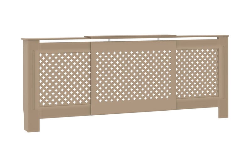 Radiatordeksel MDF 205 cm - Brun - Radiatorskjuler