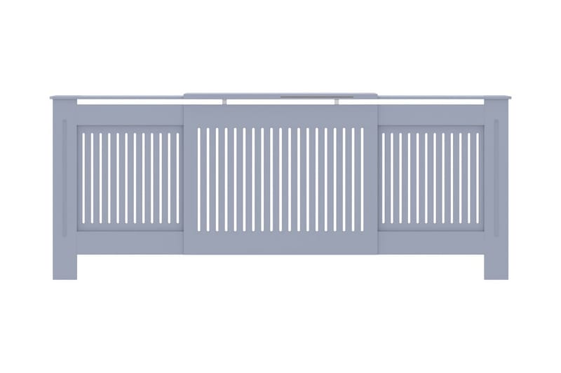 Radiatordeksel MDF grå 205 cm - Grå - Hus & oppussing - Klimakontroll - Oppvarming