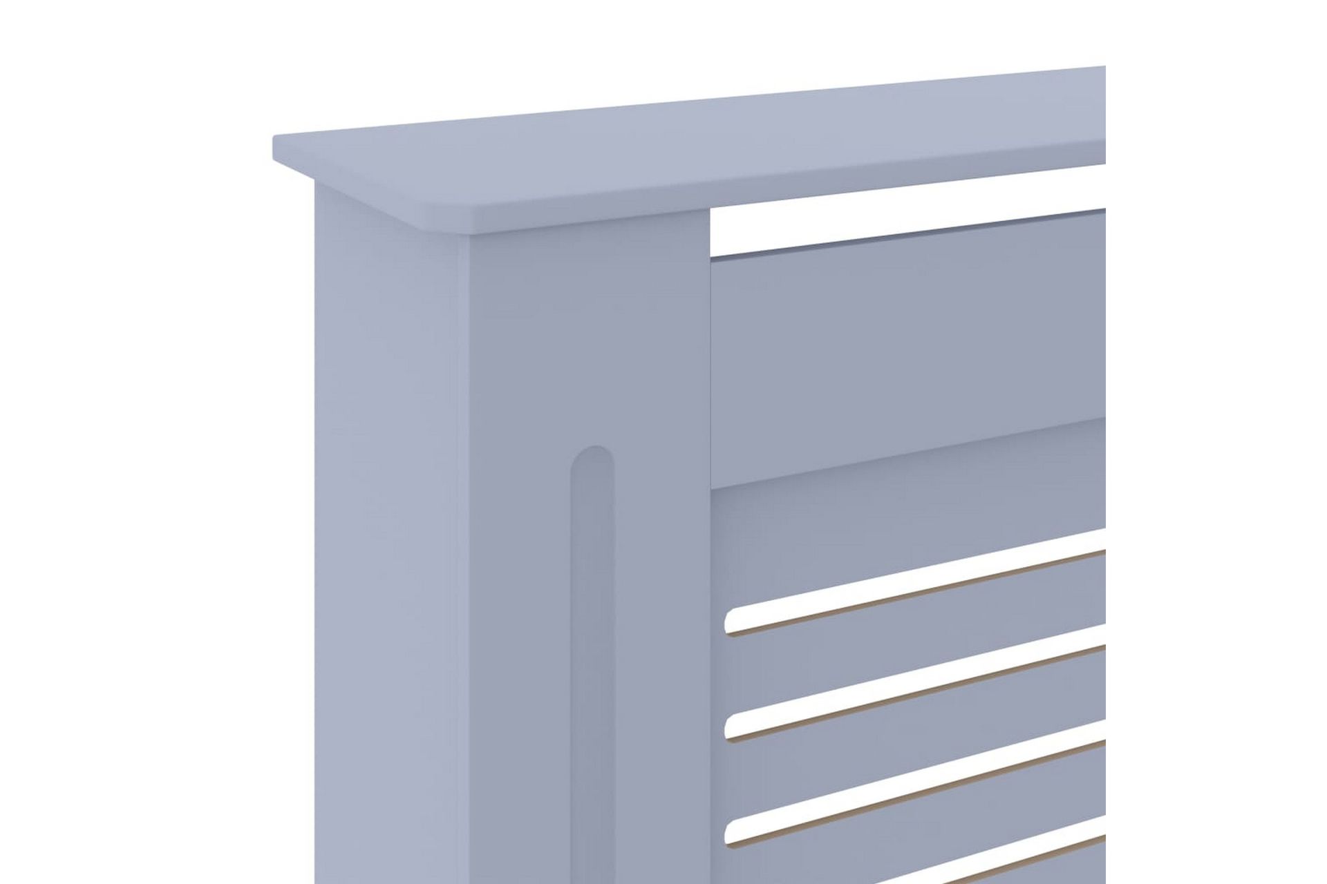 Radiatordeksel MDF grå 205 cm - Grå - Hus & oppussing - Klimakontroll - Oppvarming