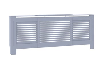 Radiatordeksel MDF grå 205 cm - Grå - Hus & oppussing - Klimakontroll - Oppvarming