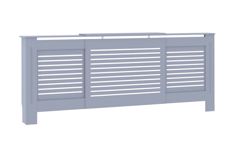 Radiatordeksel MDF grå 205 cm - Grå - Hus & oppussing - Klimakontroll - Oppvarming