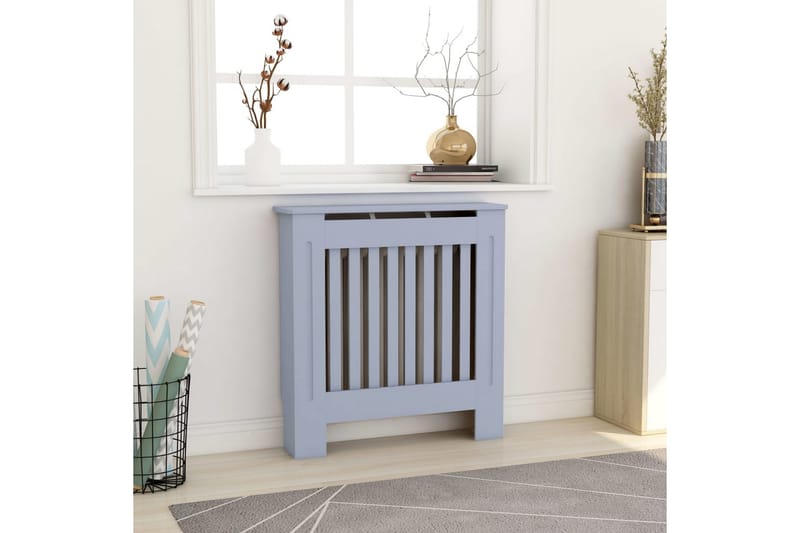 Radiatordeksel MDF grå 78 cm - Grå - Hus & oppussing - Klimakontroll - Oppvarming