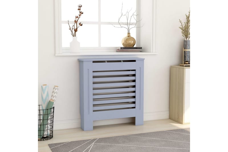Radiatordeksel MDF grå 78 cm - Grå - Hus & oppussing - Klimakontroll - Oppvarming