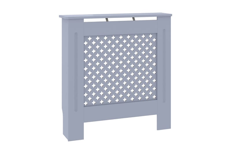 Radiatordeksel MDF grå 78 cm - Grå - Radiatorskjuler