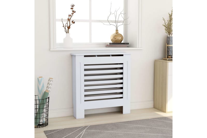 Radiatordeksel MDF hvit 78 cm - Hvit - Hus & oppussing - Klimakontroll - Oppvarming