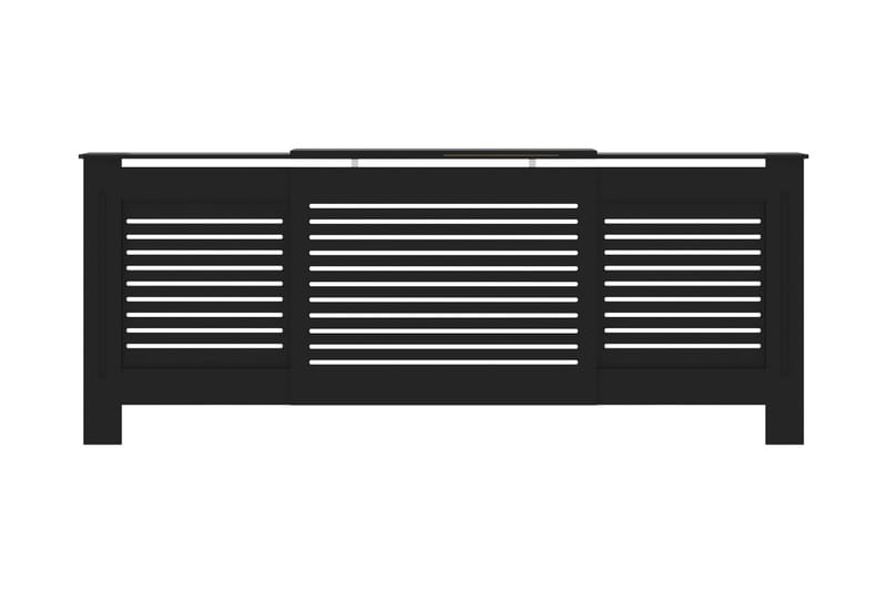 Radiatordeksel MDF svart 205 cm - Svart - Hus & oppussing - Klimakontroll - Oppvarming