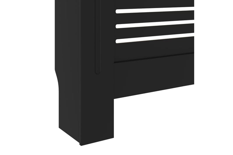 Radiatordeksel MDF svart 205 cm - Svart - Hus & oppussing - Klimakontroll - Oppvarming