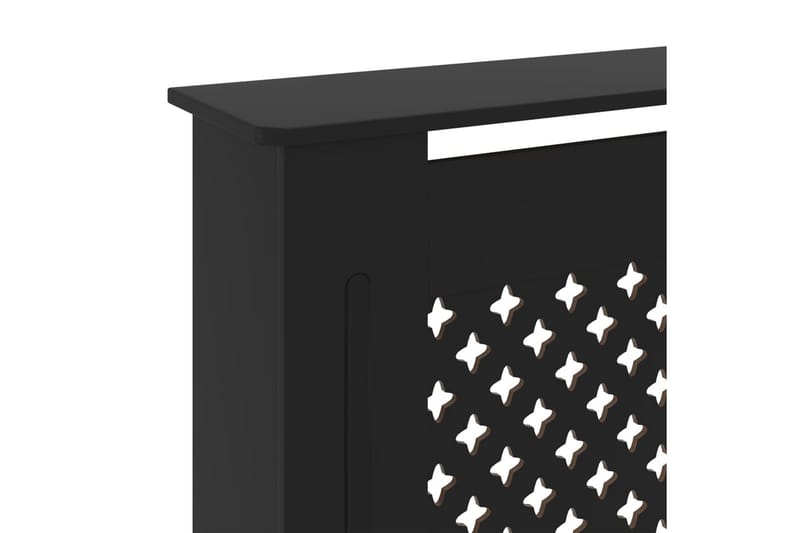 Radiatordeksel MDF svart 205 cm - Svart - Hus & oppussing - Klimakontroll - Oppvarming