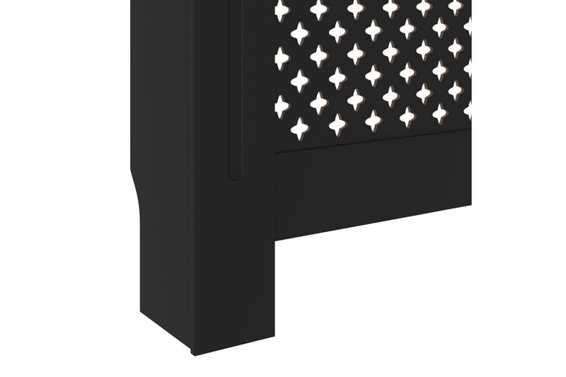 Radiatordeksel MDF svart 205 cm - Svart - Hus & oppussing - Klimakontroll - Oppvarming