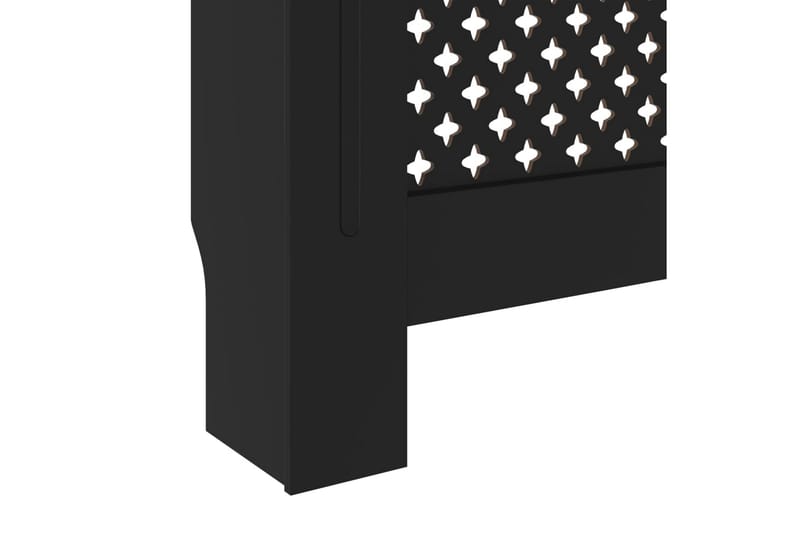 Radiatordeksel MDF svart 78 cm - Svart - Hus & oppussing - Klimakontroll - Oppvarming