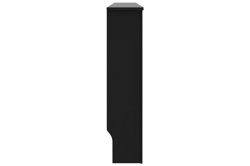 Radiatordeksel svart 172x19x81 cm MDF - Hus & oppussing - Klimakontroll - Oppvarming