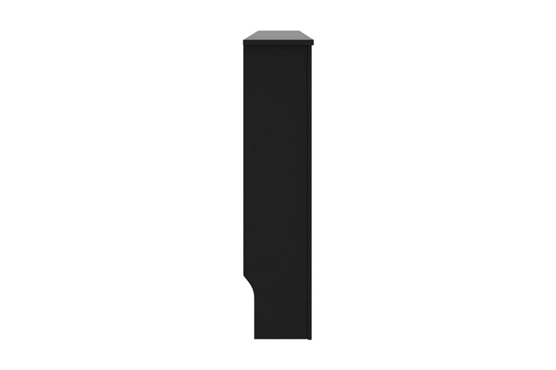 Radiatordeksel svart 172x19x81 cm MDF - Hus & oppussing - Klimakontroll - Oppvarming