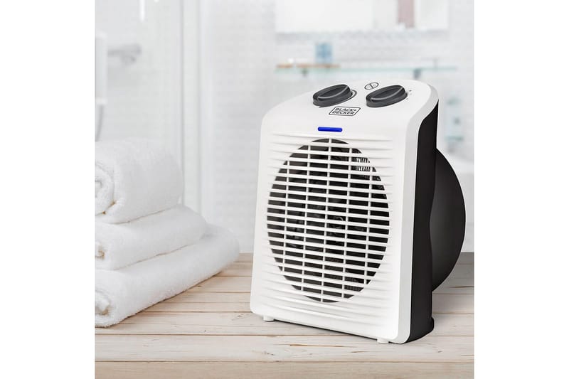 Varmevifte Black+Decker 2000W Hvit - Hvit - Hus & oppussing - Klimakontroll - Oppvarming