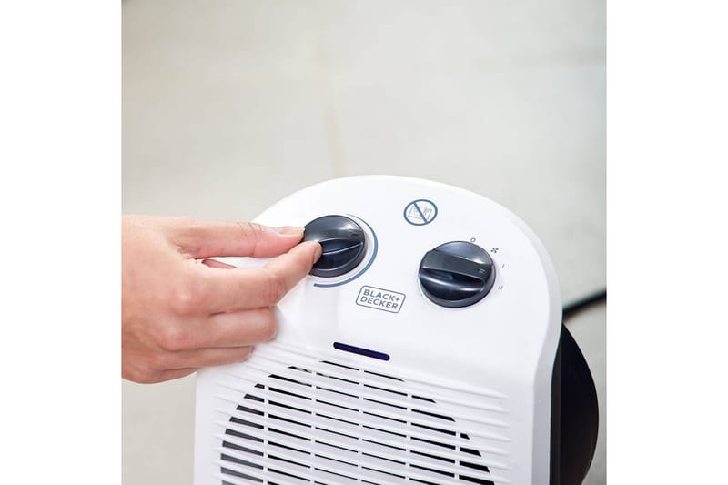 Varmevifte Black+Decker 2000W Hvit - Hvit - Hus & oppussing - Klimakontroll - Oppvarming